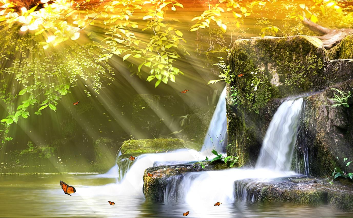 free download 3d screensaver waterfalls